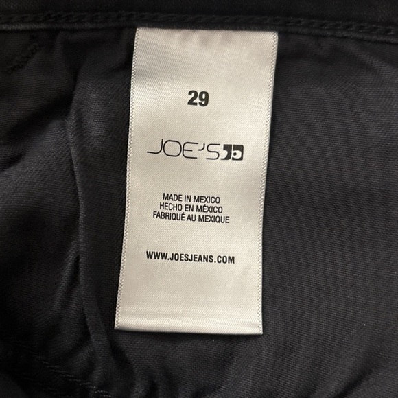 Joe’s Jeans High Rise Cropped Ankle Skinny Jeans Black Women’s Size 29 - Picture 8 of 8